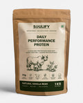 Soulify Daily Performance Protein – Natural Vanilla Bean | Organic A2 Gir Cow Whey + Almond Protein | 24g Protein |