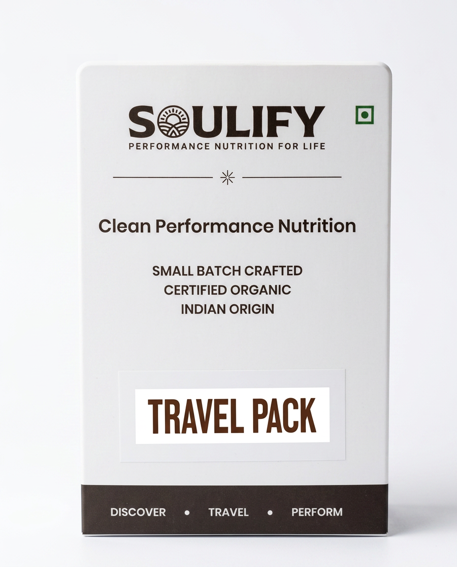 Soulify Daily Performance Protein – Natural Vanilla Bean | Organic A2 Gir Cow Whey + Almond Protein | 24g Protein |